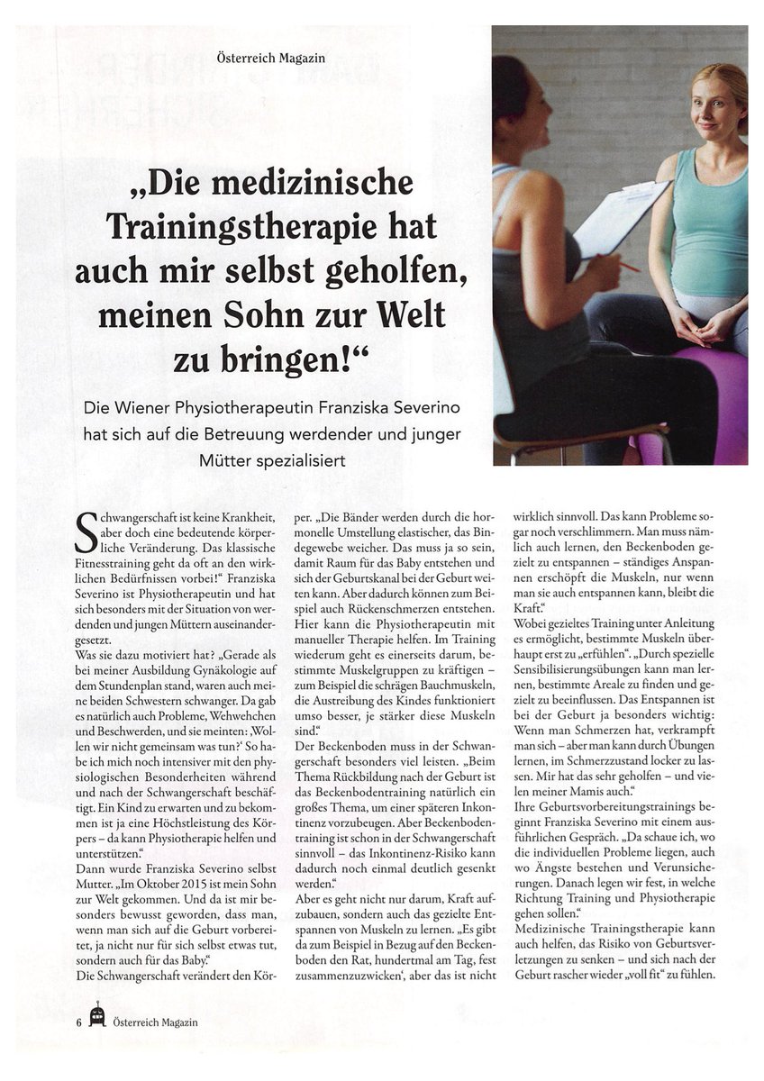 ClinicOffice's tweet photo. #medizinischetrainingstherapie #elternmagazin #physiotherapie #geburt #franziskaseverino #runningclinicmom https://t.co/wa0QiBeWsy https://t.co/fEo2CUfaS3