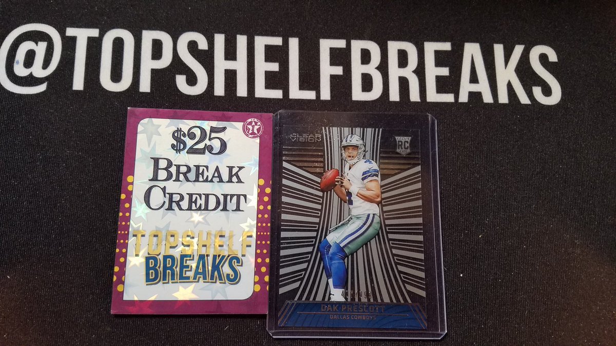 TopShelfBreaks's tweet photo. I miss football retweet this if you do too, 1 random winner dak &amp; credit to use in a football break https://t.co/v6kjtHwDYH #AreYouIn https://t.co/jDAajIvmDr