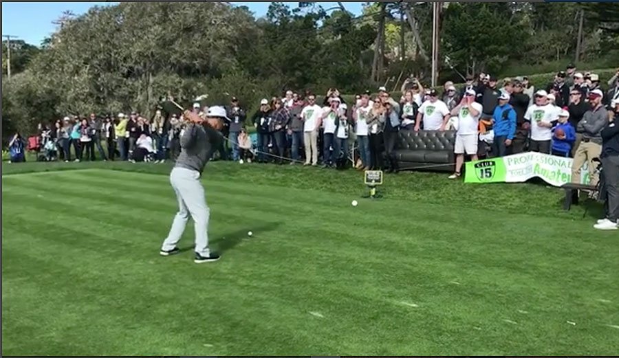 Watch the Pebble Beach Golf Crowd Sing Kelly Slater Happy Birthday  