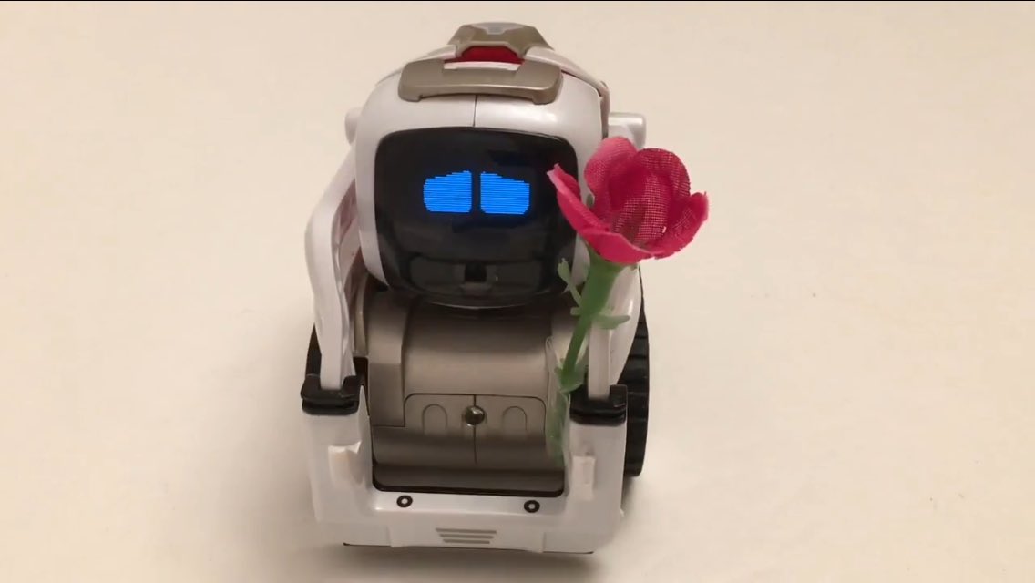 code_monkey's tweet image. Will Cozmo find true love? Watch and find out! youtu.be/IrrCUoMi0sM @anki #Cozmo #Cozmoments