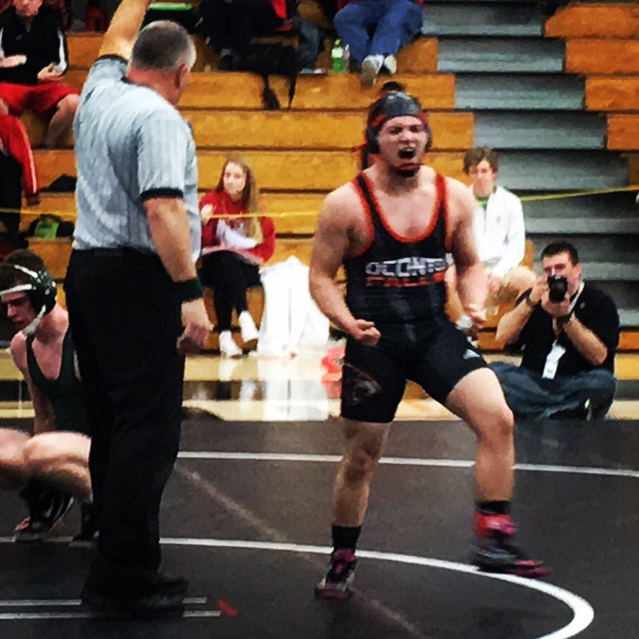 UFCCHIC's tweet photo. My Champ @notisaacdiaz after winning a nail biting match, knowing he was advancing to Sectionals as a freshman! @Pabloortiz61 @titoortiz https://t.co/rxqjJfxSne