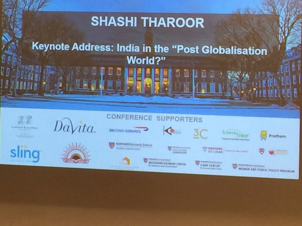 cduvvuri's tweet photo. @ShashiTharoor- Such a phenomenal  speech &amp; Was awesome listening to @ShashiTharoor today at #Indiaconference2017 https://t.co/69NqpiNqyD