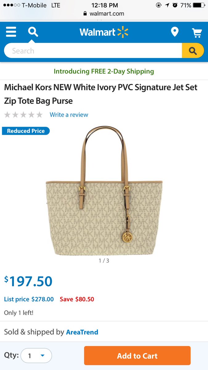 Daaisharrison's tweet photo. Since when did Walmart sell MK?😂 https://t.co/QxJQ7bPpDE