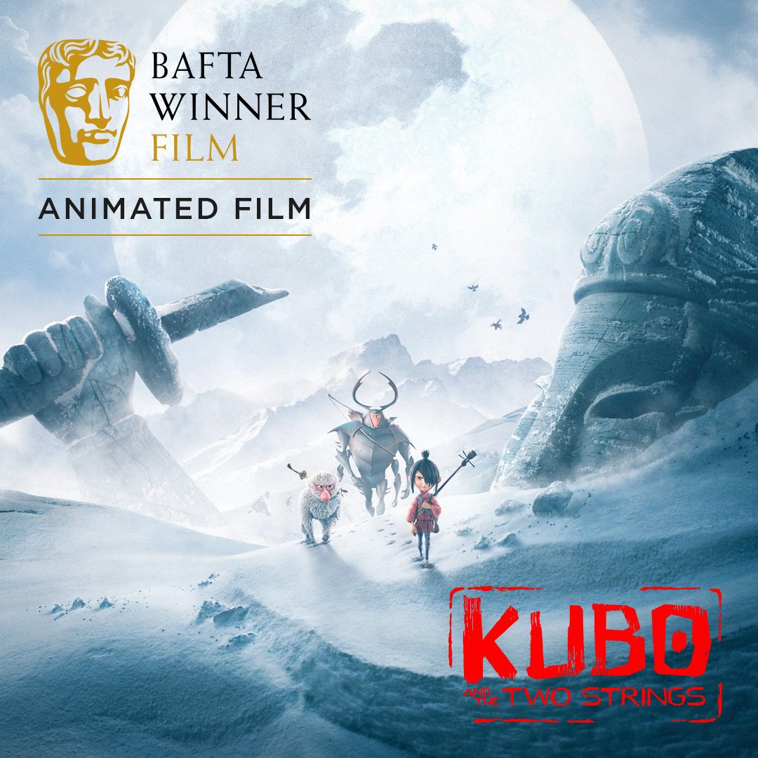 universaluk's tweet photo. #Kubo and the Two Strings has won the #BAFTA for Best Animated Film! https://t.co/lyrg3L62w3