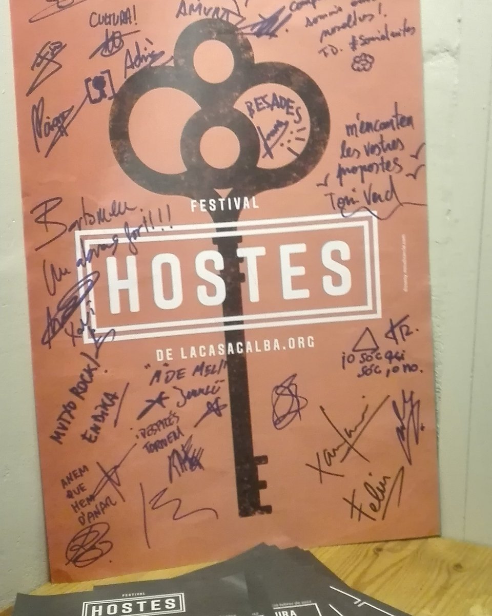 Acaba #HOSTES 6a ed. Amb un cartell farsit d'artistes, música i emocions! Fins la propera #amics