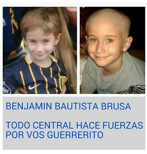 Les pido a todos los Canallas y a todos los q se quieran sumar a dar RT, sólo necesita una oración, el que quiera o crea #FuerzaBenja 💪💛💙