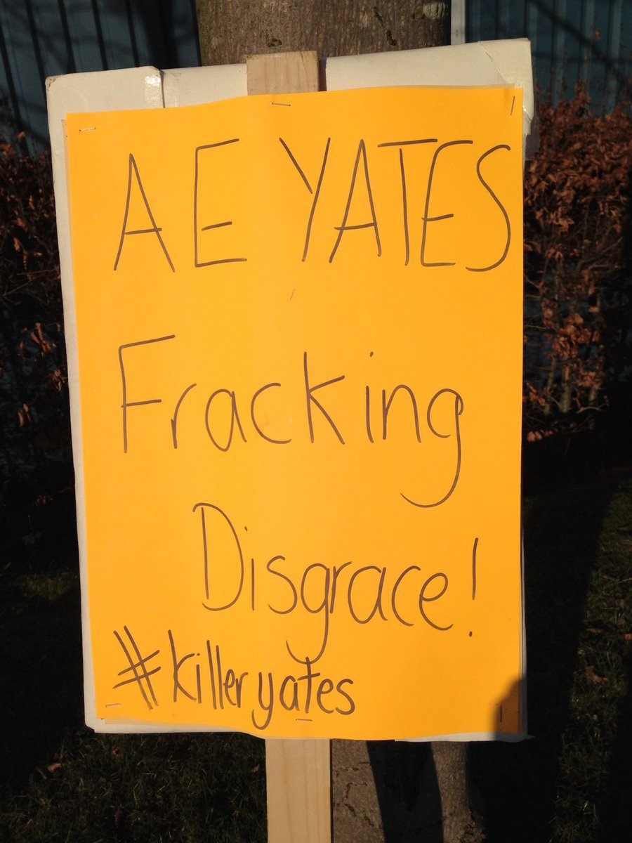 myblindeye's tweet photo. @AEYatesLtd more like Billy No Mates Ltd! #frackingfailure https://t.co/vVhHvaK0oV