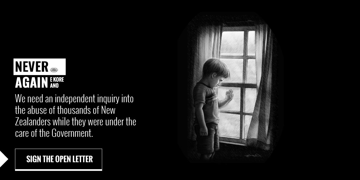 NZHumanRights's tweet photo. Join our call for a full inquiry into the abuse of people while they were under the care of the Govt https://t.co/Z4Xe7oQIXj #NeverAgain https://t.co/O5t02K1o59
