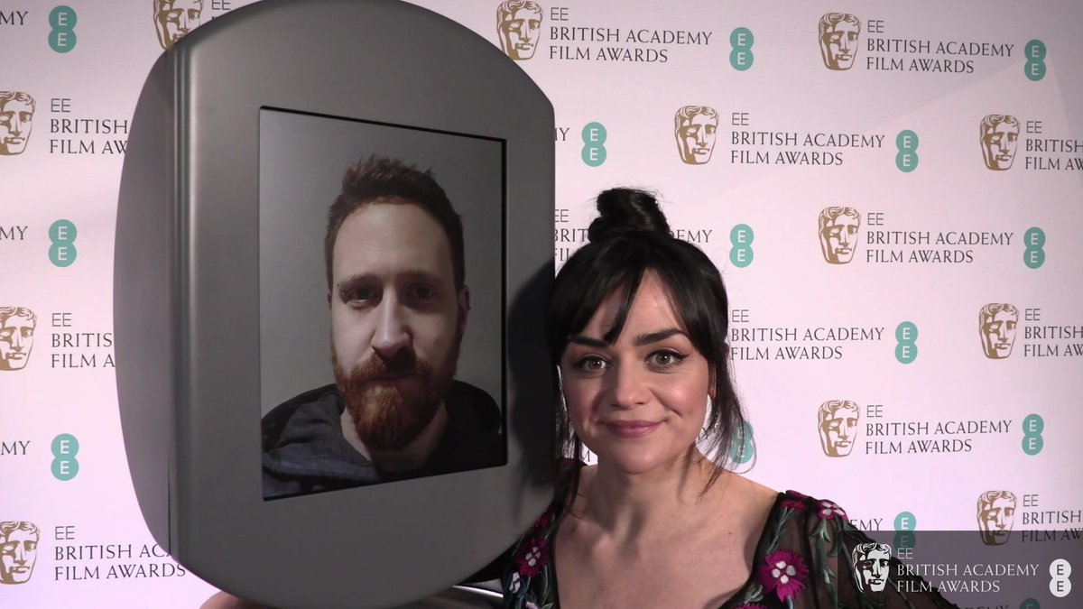 <a href="/TaroModelmaker/">Taro</a> Not sure who the camera loves more! It's you and Hayley Squires in a brill selfie! #EEBAFTAselfie #EEBAFTAs