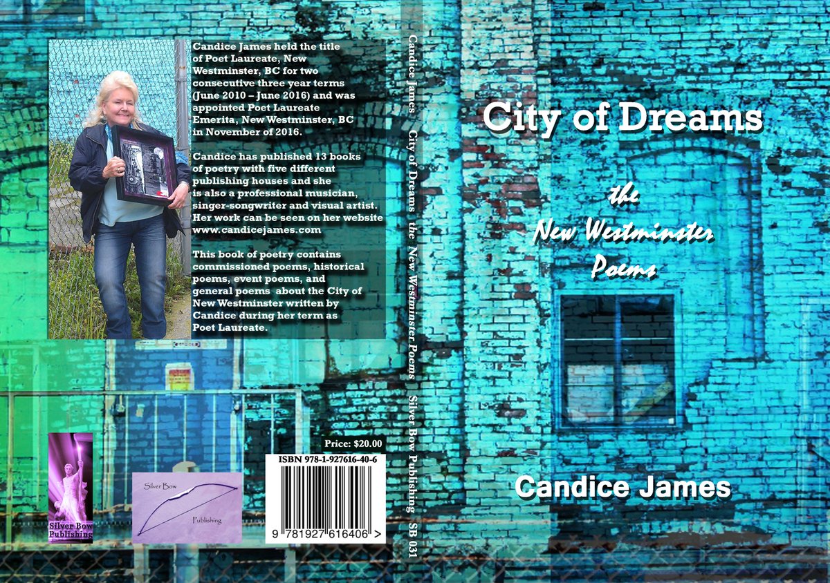 candicejames7's tweet photo. CITY OF DREAMS  (Silver Bow Publishing) l poems about New Westminster by Candice James written during her 6 yr  Poet Laureate term 2010-2016 https://t.co/cR5nnVOqbs