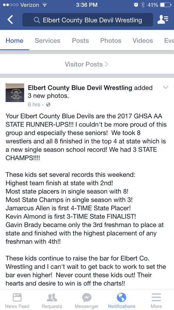 Elbert Wrestling tweet media