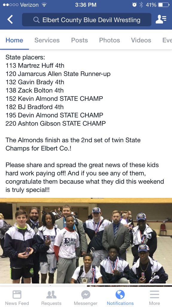 Elbert Wrestling tweet media