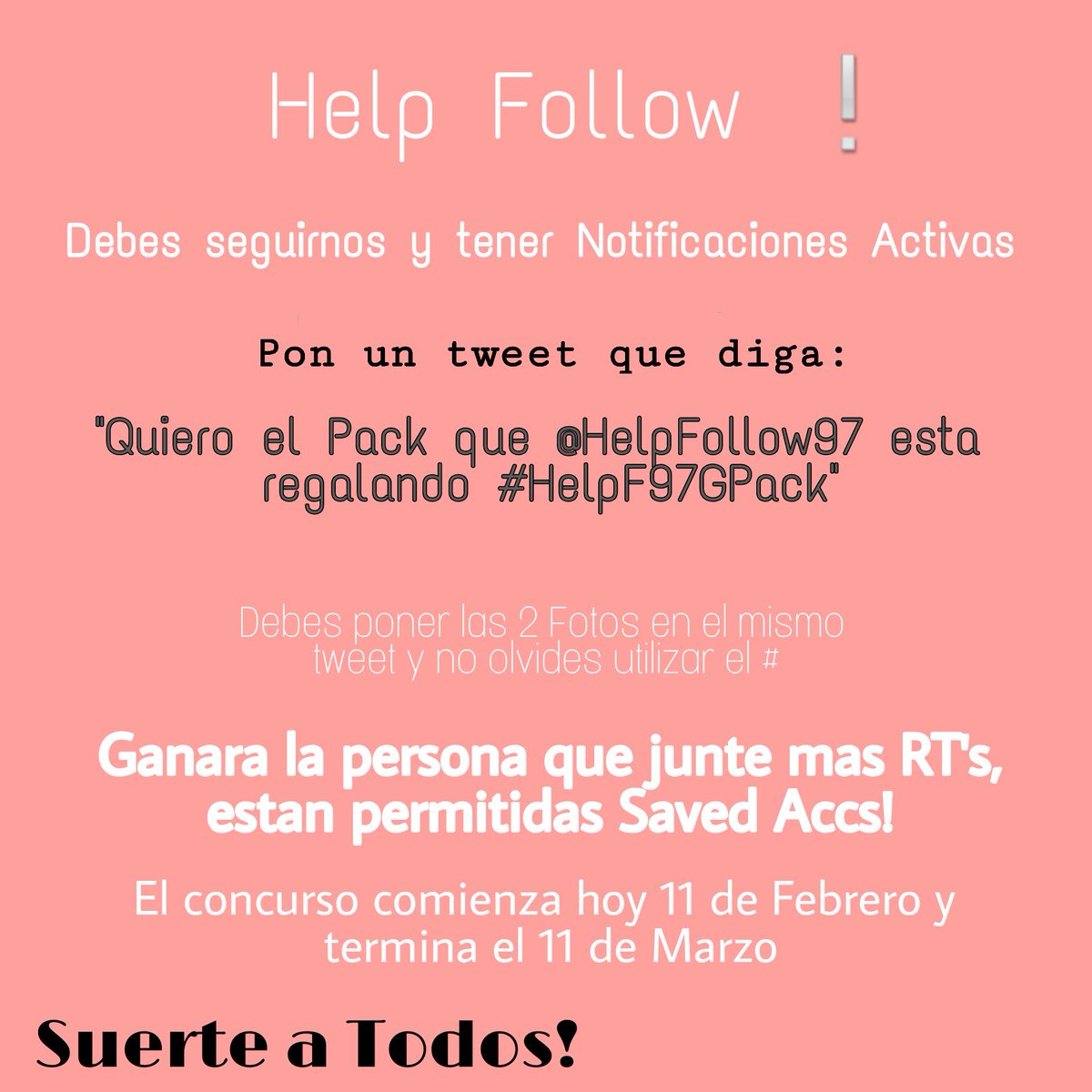 NiallisCamsLife's tweet photo. 🐾🙌🏻Quiero el Pack que @HelpFollow97 está regalando. #HelpF97GPack 🙌🏻🐾
Ayudenme con un RT 🙏🏻🙏🏻🙏🏻#RTxRT #RTforRT 💘 https://t.co/o211MX9d4s