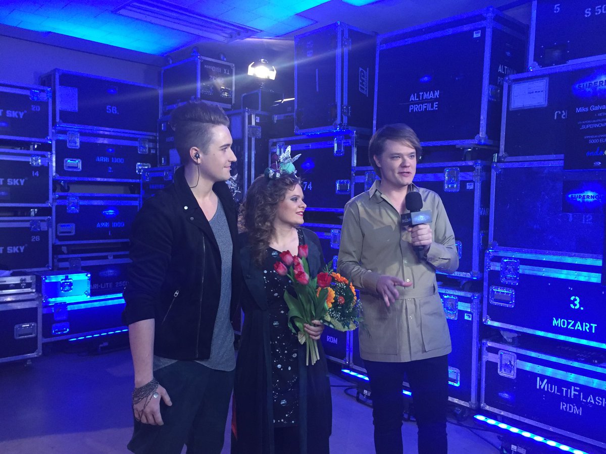 lsmsupernova's tweet photo. .@_Laura_Lo: Vai būs skūpsts? Atbilde lai paliek intrigai! #ltvsupernova https://t.co/upBn61RBnp