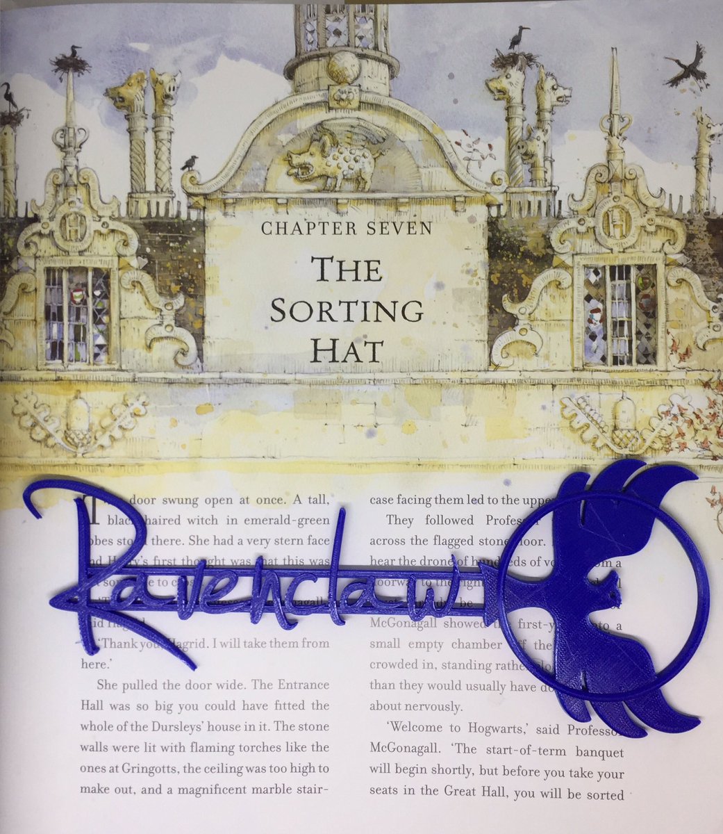 bespoke3dprint's tweet photo. House Edition - Ravenclaw
3D Printed Harry Potter Bookmarks, made specifically for the illustrated hard back editions. 
#ravenclaw https://t.co/WLcBt5SRC3