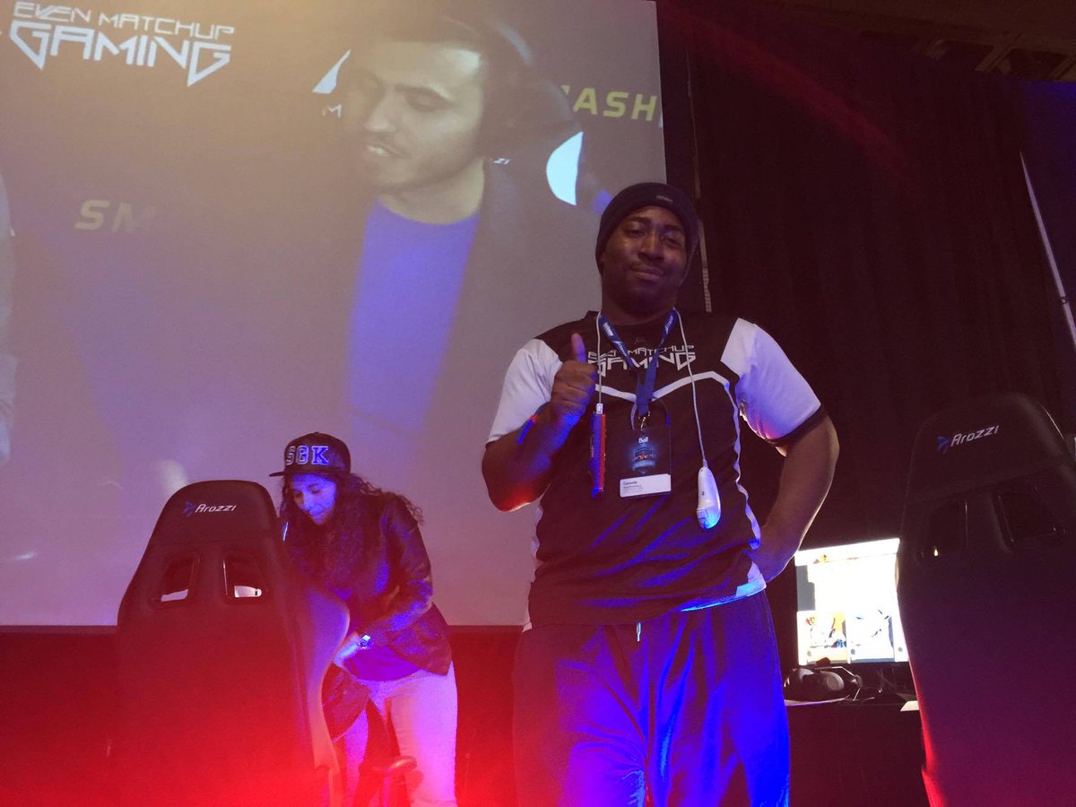 EvenMatchup's tweet photo. Congratulations to our own @blacktwins13 on winning Smash 4 singles at @LanETS coming all the way back from losers round 1! GGs! #EMGwin https://t.co/AKz212I4Tr