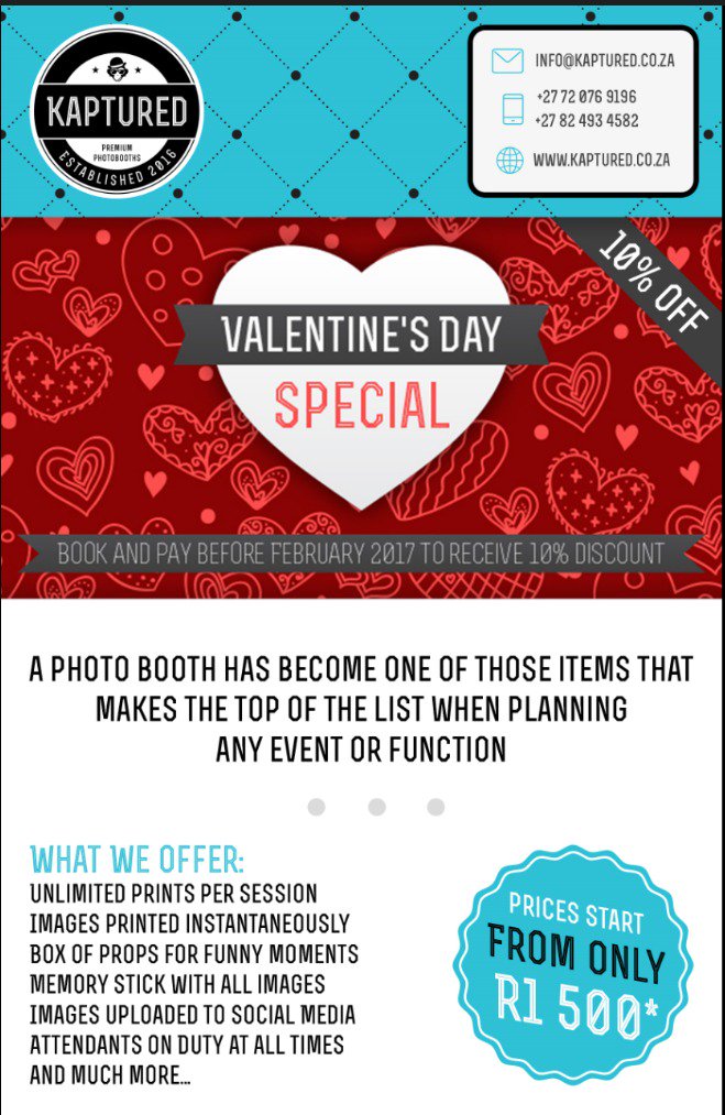 Kaptured_PB's tweet photo. Llet us Kapture the exact moment Cupid lands his shot during the month of #love  #ValentinesDay #Valentine #photobooth #capetown #kaptured https://t.co/XZ7UD1ZQ93