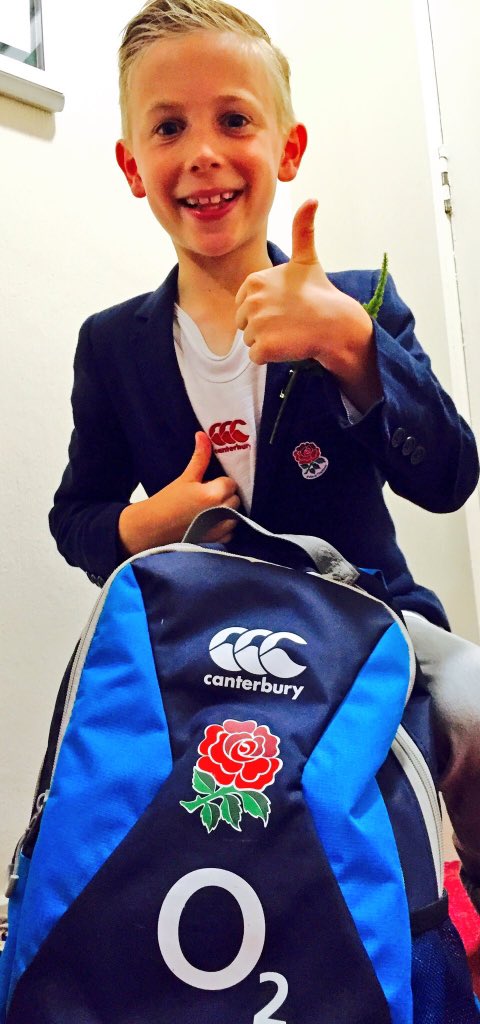 BrisVADAR's tweet photo. @SixNationsRugby @Tissot_Sport ....the smile on my son's face after @EnglandRugby victory!! #TopMoment https://t.co/EP9HAuaVMc