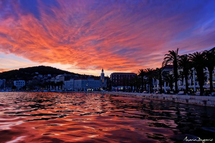 Beautiful sunset colors in #Split, #Croatia
web: dalmatiariviera.com