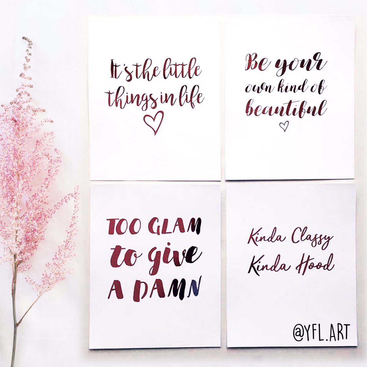 yfl_art's tweet photo. #pinkfoil custom prints. #minc #foil https://t.co/V4VsEgKmFf