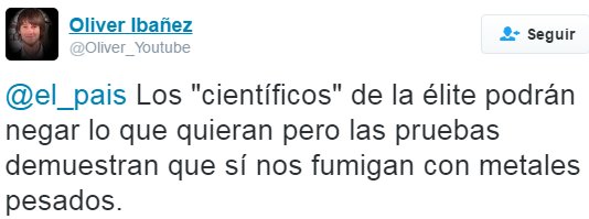 Los "científicos" de la élite podrán negar lo que quieran pero las pruebas demuestran que sí nos fumigan con metales pesados.