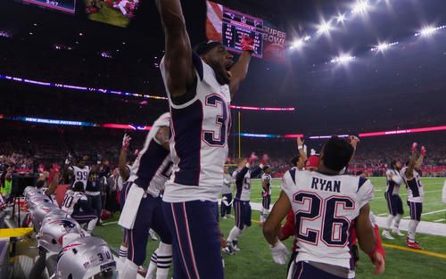 Patriots's tweet photo. You're going to want to watch this.

Inside the #Patriots celebration: https://t.co/xRwJssJ3xm https://t.co/OXRk9lq43y