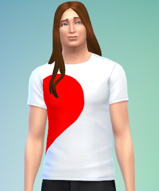 simshirts's tweet image. One Heart His &amp;amp; Hers Valentines Shirts :) Download here simshirts.space/valentine.html #Sims4 #ts4