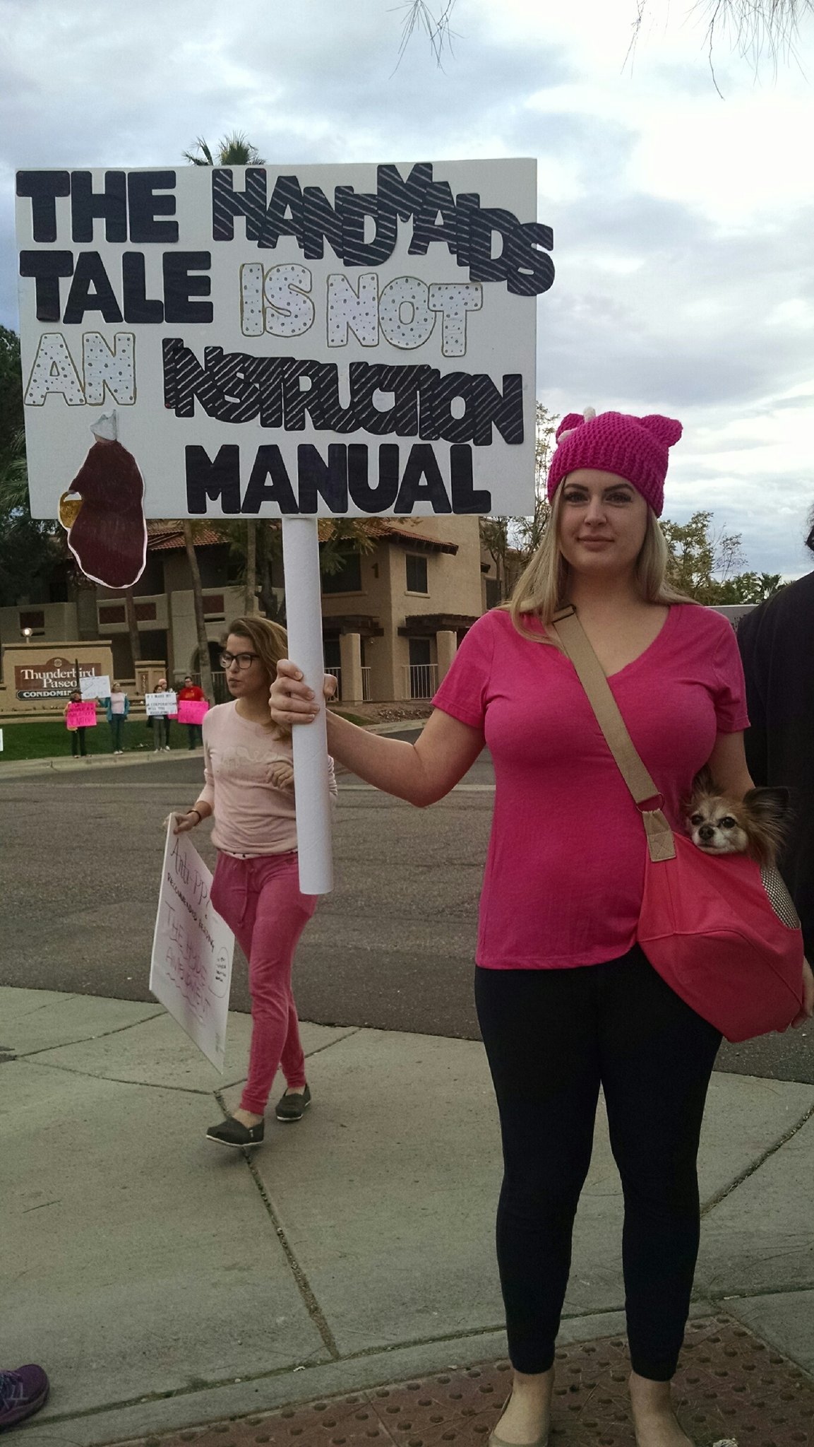 DanielleFTV on Twitter: "This morning at a protest…