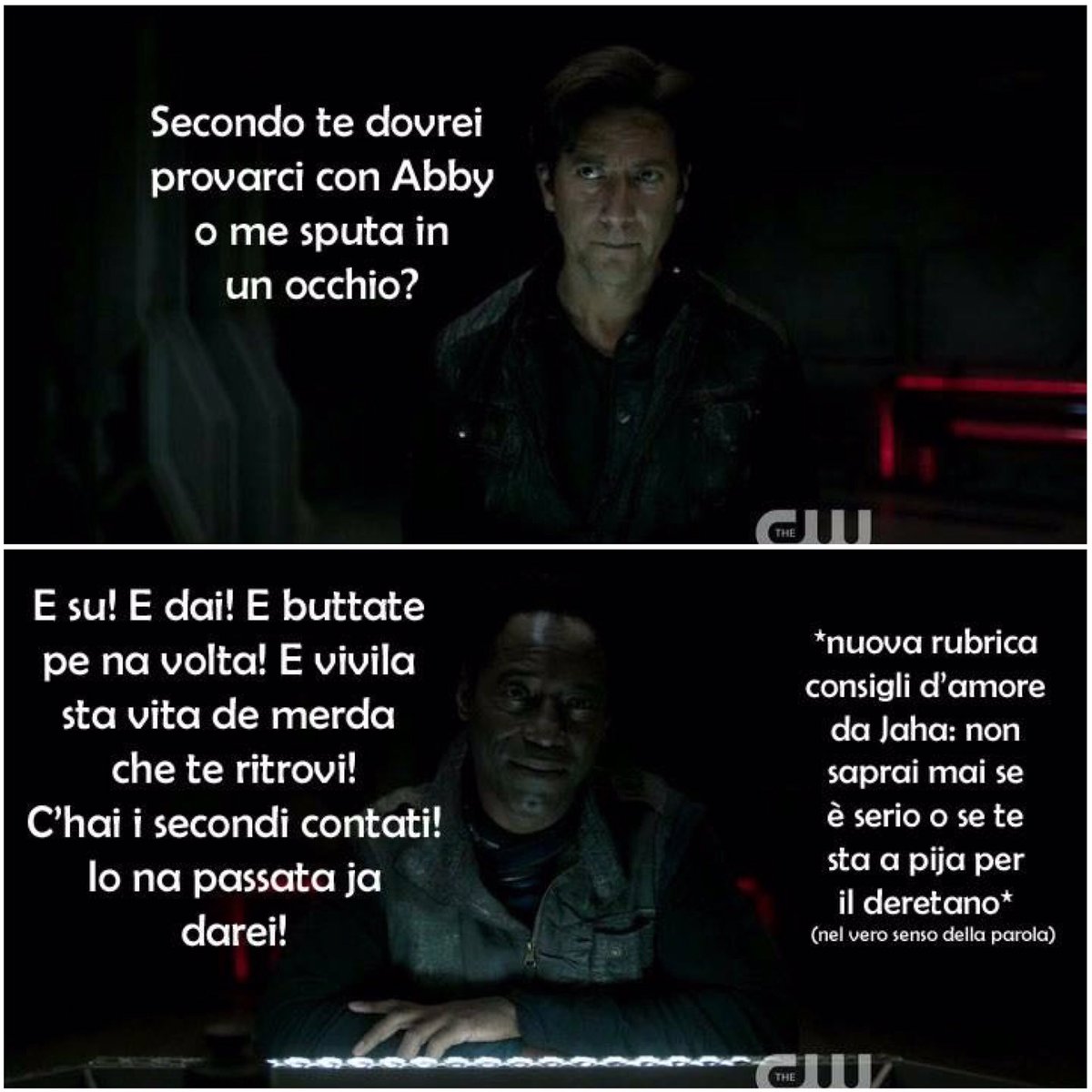 DeCento_'s tweet photo. Che poi il #KabbySex mi ha fatto pensare ai vecchi tempi della prima stagione...
#The100 #DeCento #DePhotorecap https://t.co/INjKkZK89X