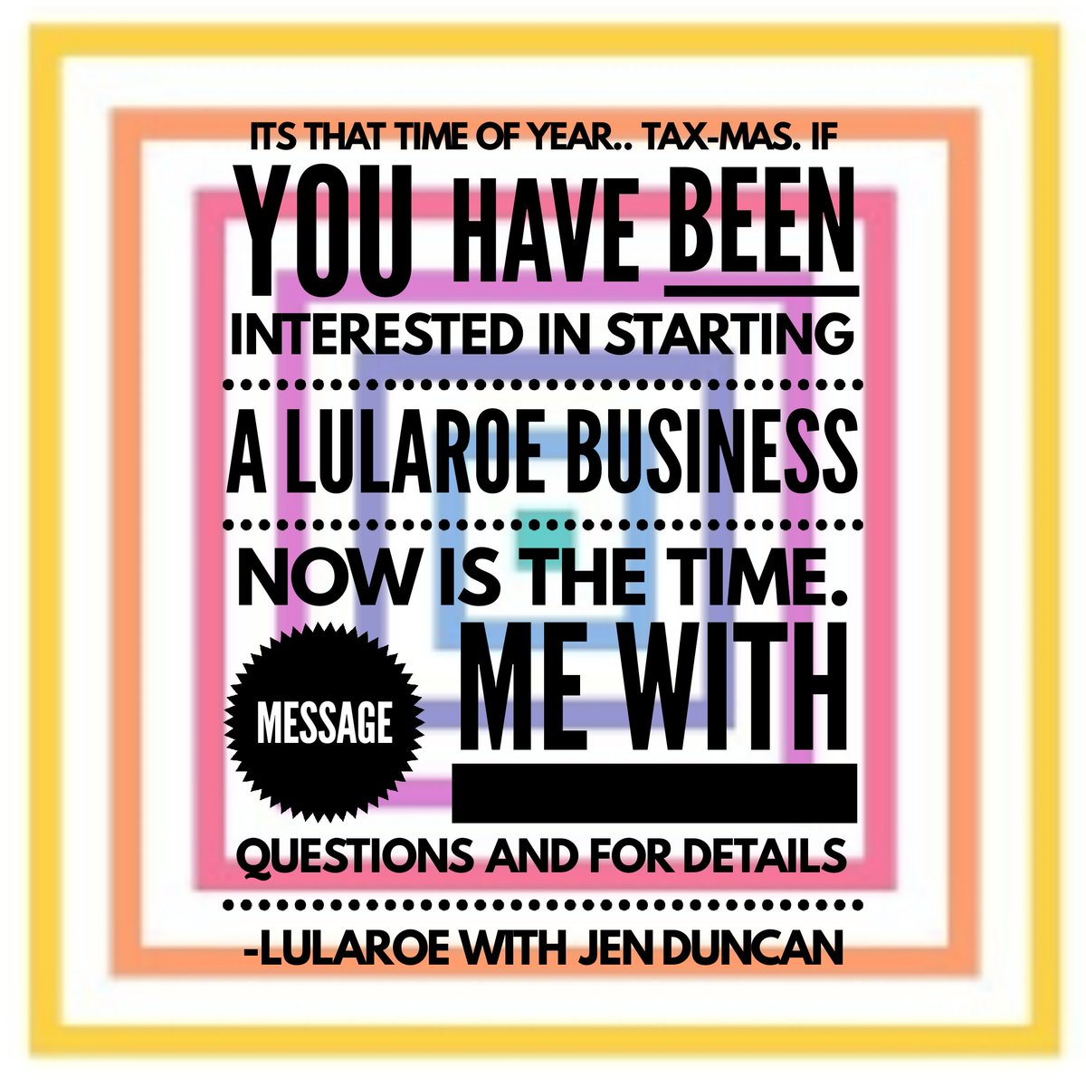 jenduncan1231's tweet photo. Let's chat! Would love to answer your questions :-) https://t.co/BP17HvLqry