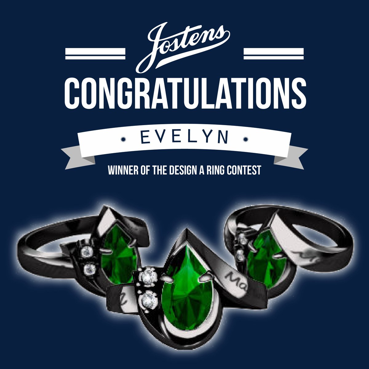 Jostensaz's tweet photo. Congrats to Evelyn from #AlhambraHighSchool on winning our second ring contest! Stay posted for even more giveaways! 🙌 #JostensAZ https://t.co/yXzts4x7Jc