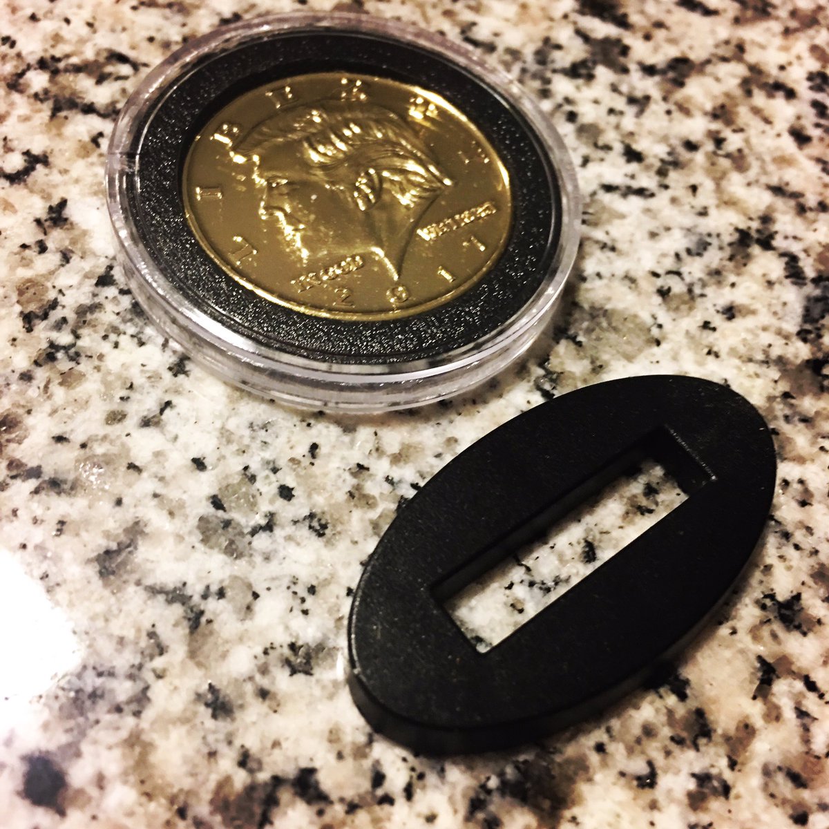 FindTheTrump's tweet photo. #findthetrump #decorativestand #grammys #america #TrumpTrain #commemorativecoin https://t.co/YZCmU9zUJQ