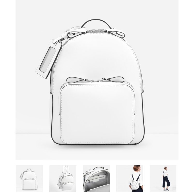 preorder0103's tweet image. RIBBON DETAILBACKPACK กระเป๋าเป้น้ำหนักเบาใส่ของได้เยอะหยิบได้ทุกวันน่ารักอะไรขนาดนั๊นน ราคา 2,150 #0103bags