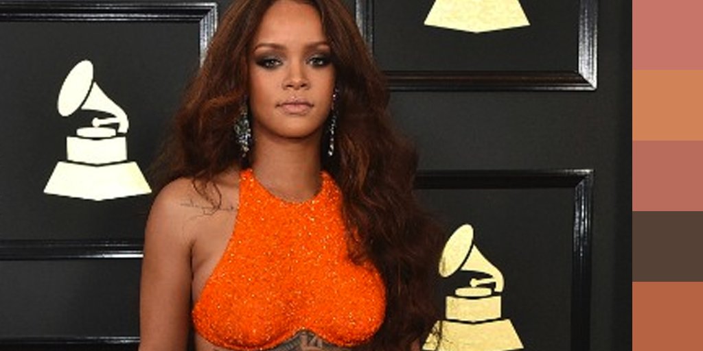 See how you can get the <a href="/rihanna/">Rihanna</a> look with FLAWLESS r.flwl.es/grammys #GRAMMYs #makeup #grammys2017 #shopthepalette