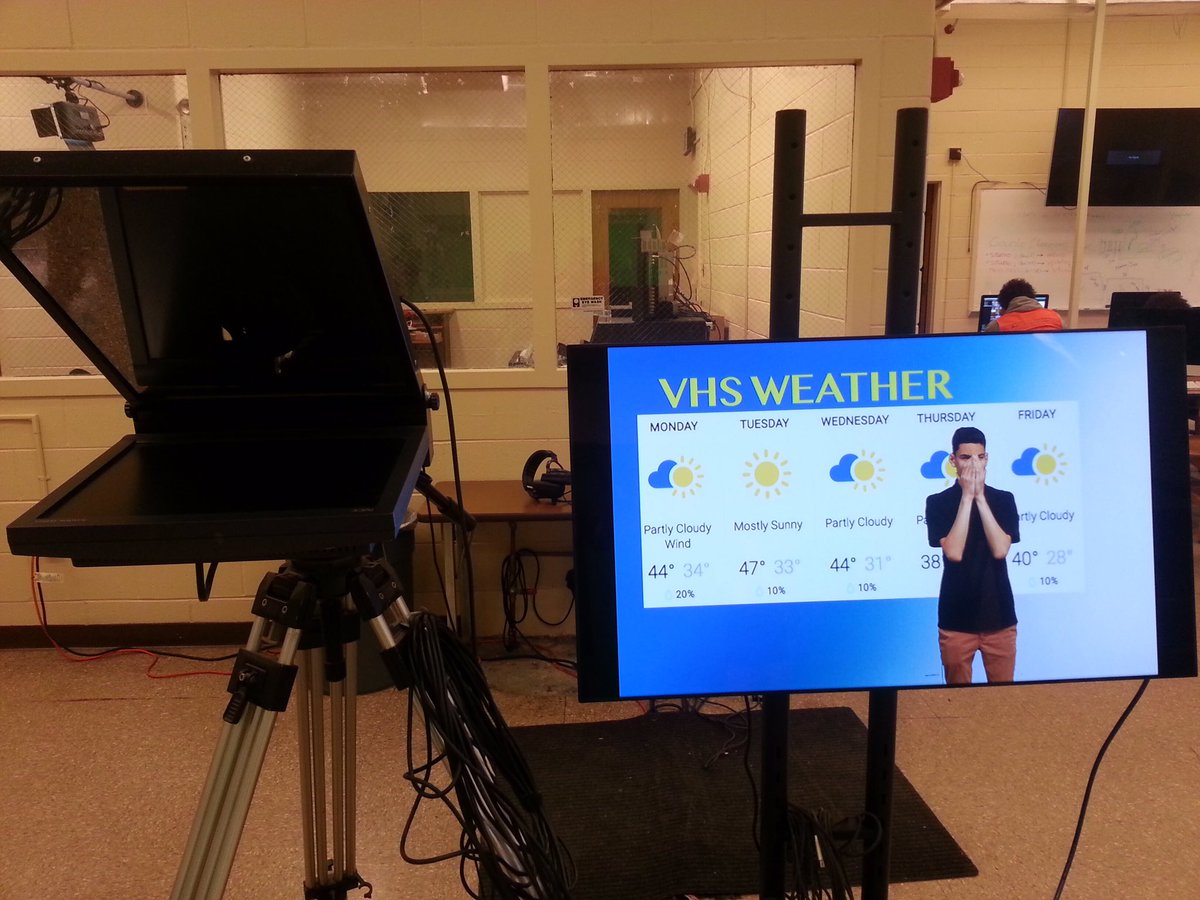 Tune in to find out the weather for the week with John Lozano tomorrow at 7:33! #VHSNEWS