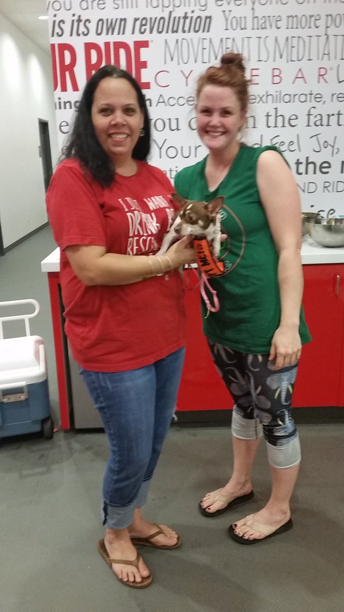 Thanks, <a href="/cyclebar/">CycleBar</a> for having LPR ride today! We raised over $1,000 for Sally's Valentine heart surgery!! #yeahthatgreenville #dogsoftwitter