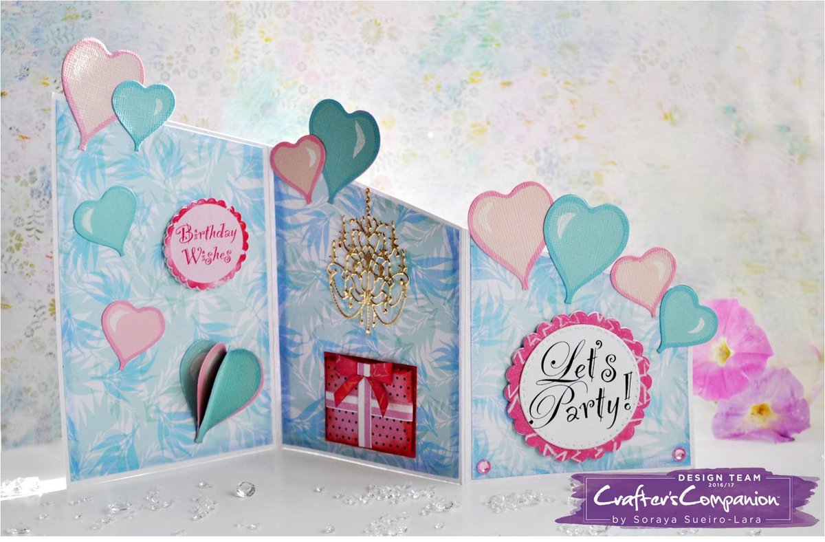 creativcrafters's tweet photo. #Life should not only be lived it should be #celebrated β₯#cardmaking #handmade #catitudes @CraftersCompUK #mondaymotivation #balloons #party https://t.co/KVHGgAUphX