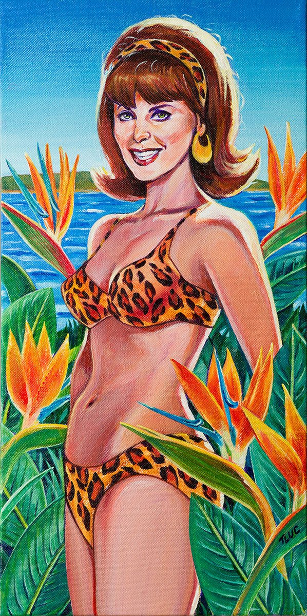 Happy birthday Tina Louise. Here is my painting of Ginger.   