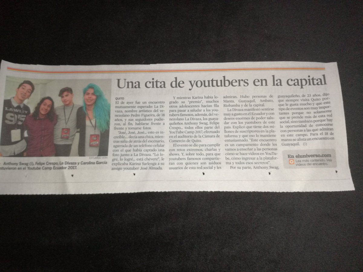 paolaxxv's tweet photo. La periódico entonces @ladivaza @AnthonnySwagg @Acarolinag7 la rompieron ayer. https://t.co/kmhYdkj8PV