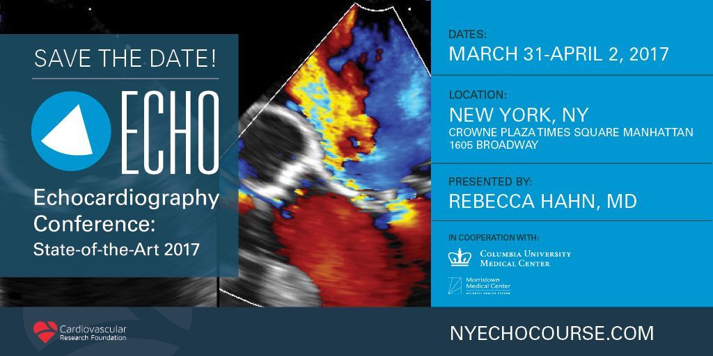 crfheart's tweet photo. #EchoCourse 2017 Is Less Than Two Months Away! Gain critical learning on recent advances. Register Today at https://t.co/v506IoR0T3 https://t.co/zYlN3hL13A