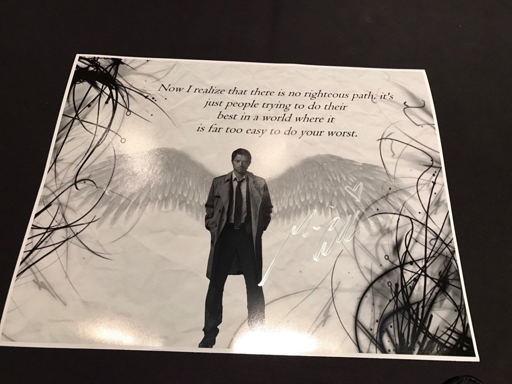 mishacollins's tweet image. Wise words from my alter ego.