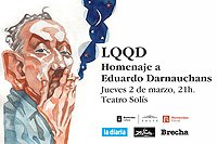 marianagerosa's tweet photo. LQQD Homenaje a Darnauchans jueves 2 de marzo Teatro Solís:Cabrera, Bordoni, Aguerre, Samantha Navarro, Estela Magnone,Taddei @AntelDeTodos https://t.co/PvlNSd1XAK