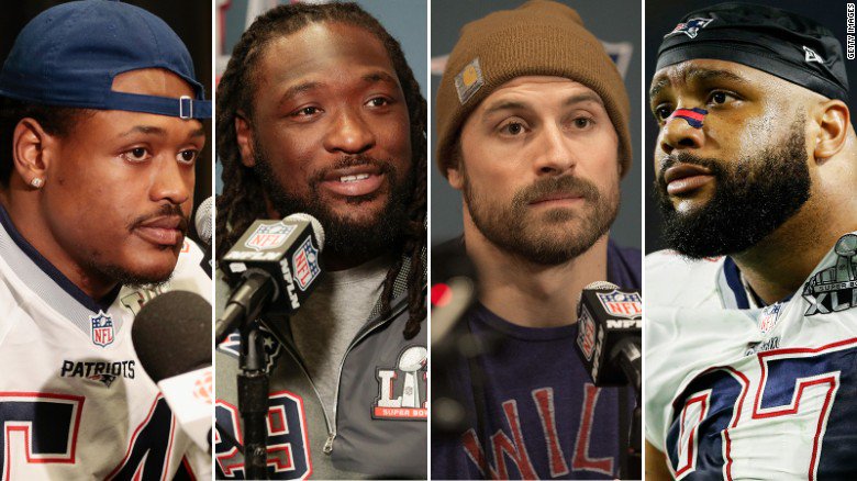 CNNPolitics's tweet photo. Four more New England Patriots say they are skipping the White House visit:  "I don't feel welcome in that house" https://t.co/8UU0hoIyxG https://t.co/k3UIQh88mi