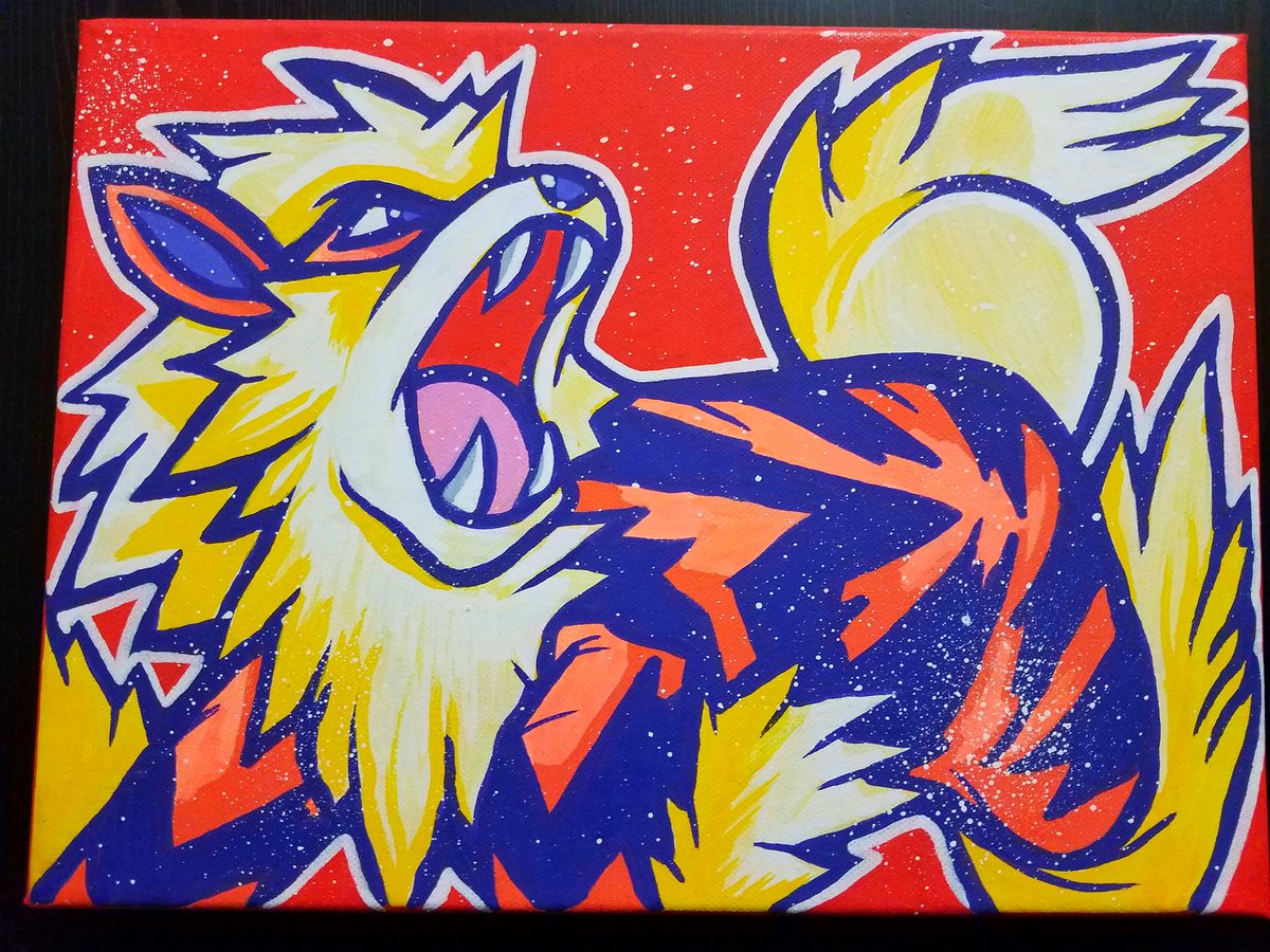 Turilla_cds's tweet photo. Arcanine painting #pokemon #nintendo #nintendo3ds #mtncolors #grafffiti #turilla https://t.co/K40Q7Ox8be