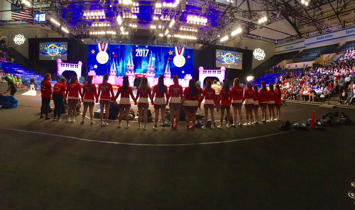 SRLwithlove's tweet photo. Ready for FINALS! #EVSVC #weareeastchester #dreambelieveachieve #nattys2017 #ucanationals @WCCheerleading @UCAupdates https://t.co/nbG6y0tMJX
