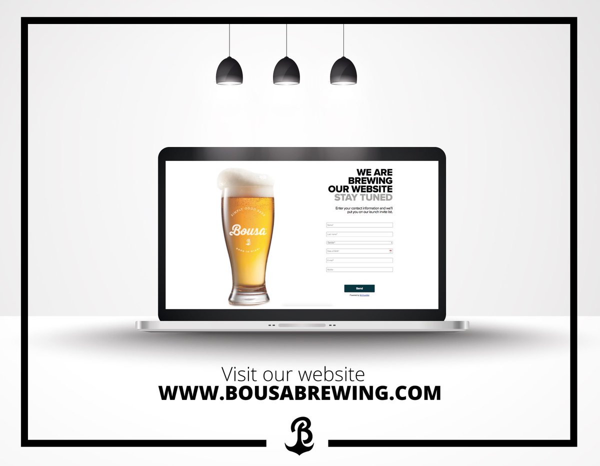 We want to tell you all about our upcoming news, leave your details   #ComingSoon bousabrewing.com