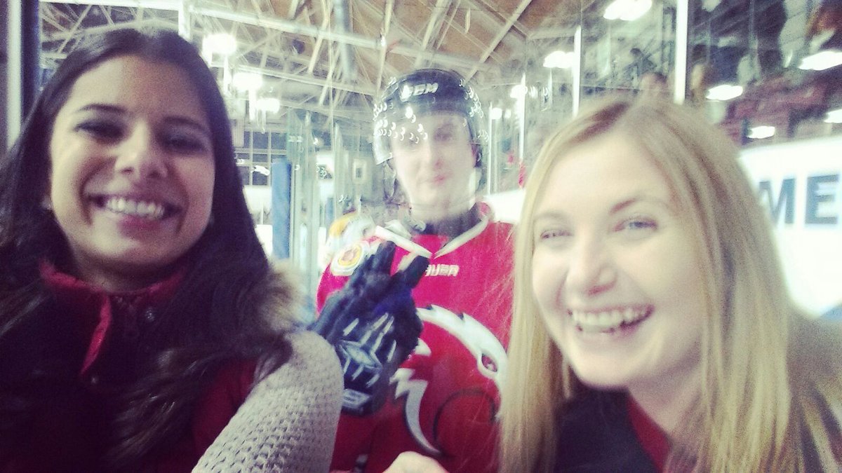 RezendeTiffany's tweet photo. Hanging out in the penalty box with the muscle of the @CWinterHawks ... great game against waterloo ❤ https://t.co/giQ2jX874u