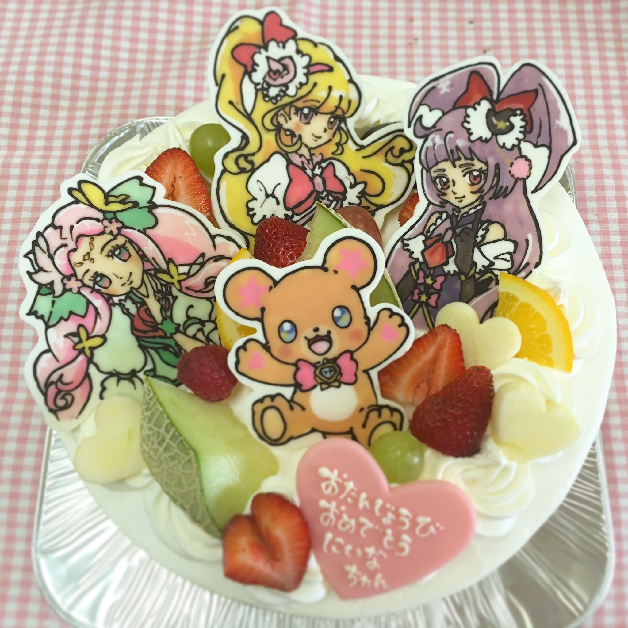 تويتر サン ヴェルジェ على تويتر おはようございます 新しいプリキュアがはじまったということで 早速ご予約入ってます たーくさん描いたこの魔法使いプリキュアもそろそろ描くことなくなってくるのかな サンヴェルジェ キャラクターケーキ ケーキ