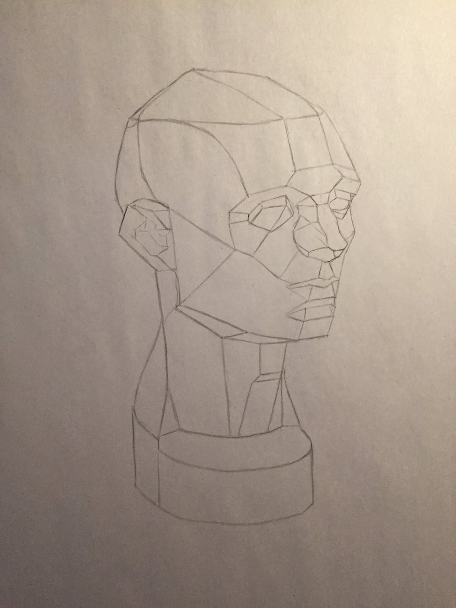 Taelaa_EQ's tweet photo. #wattsatelier online school is really putting me through my paces. #art #planesofthehead https://t.co/cyke0W9rjB