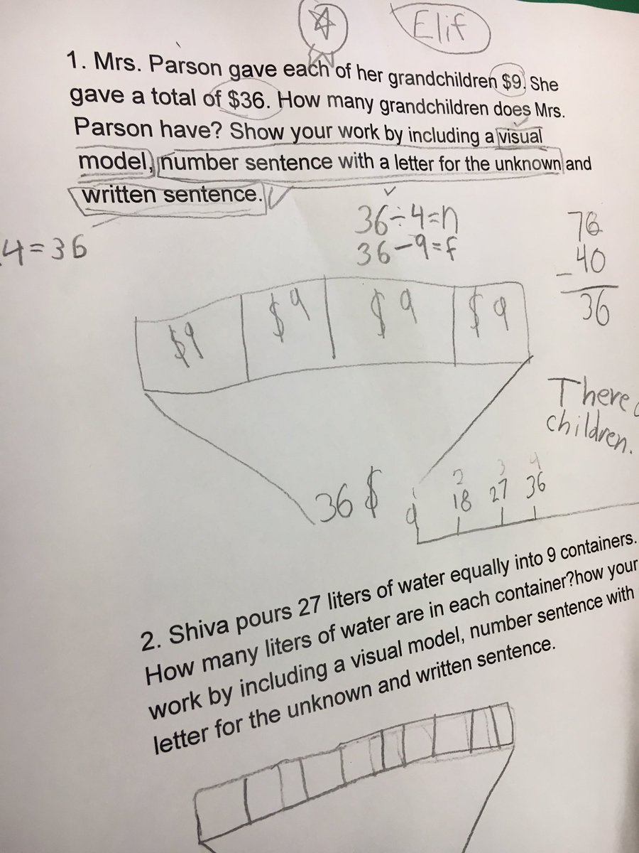 ESLSASIJ's tweet image. Turning our word problems into checklists to make sure we solve all parts of the problem! @asij3Mu #selfmonitoring